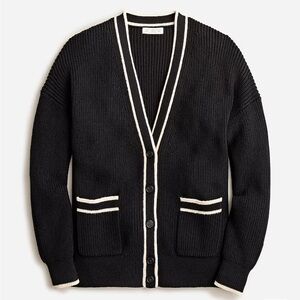 J.Crew 100% cotton V-neck cardigan
